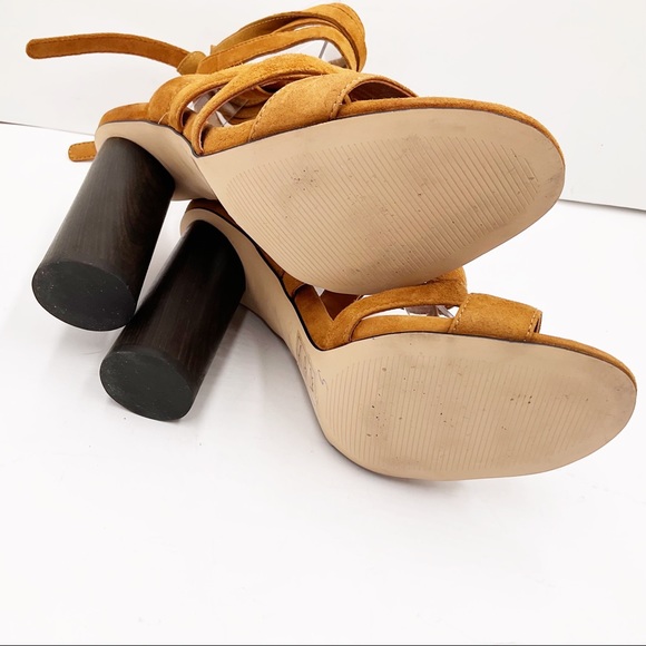 {ALDO} Suede Lace-Up Strappy Heels - Picture 10 of 16